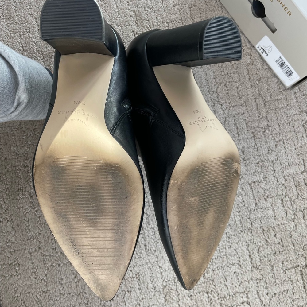 Marc Fisher Unno Black Bootie 7.5 - image 8